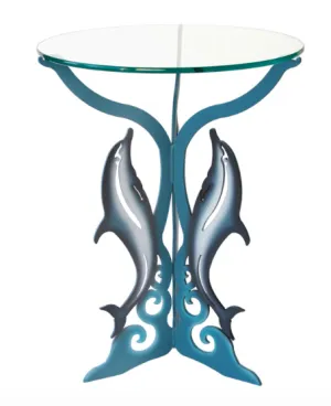Dolphin Table & Dolphin Pedestal