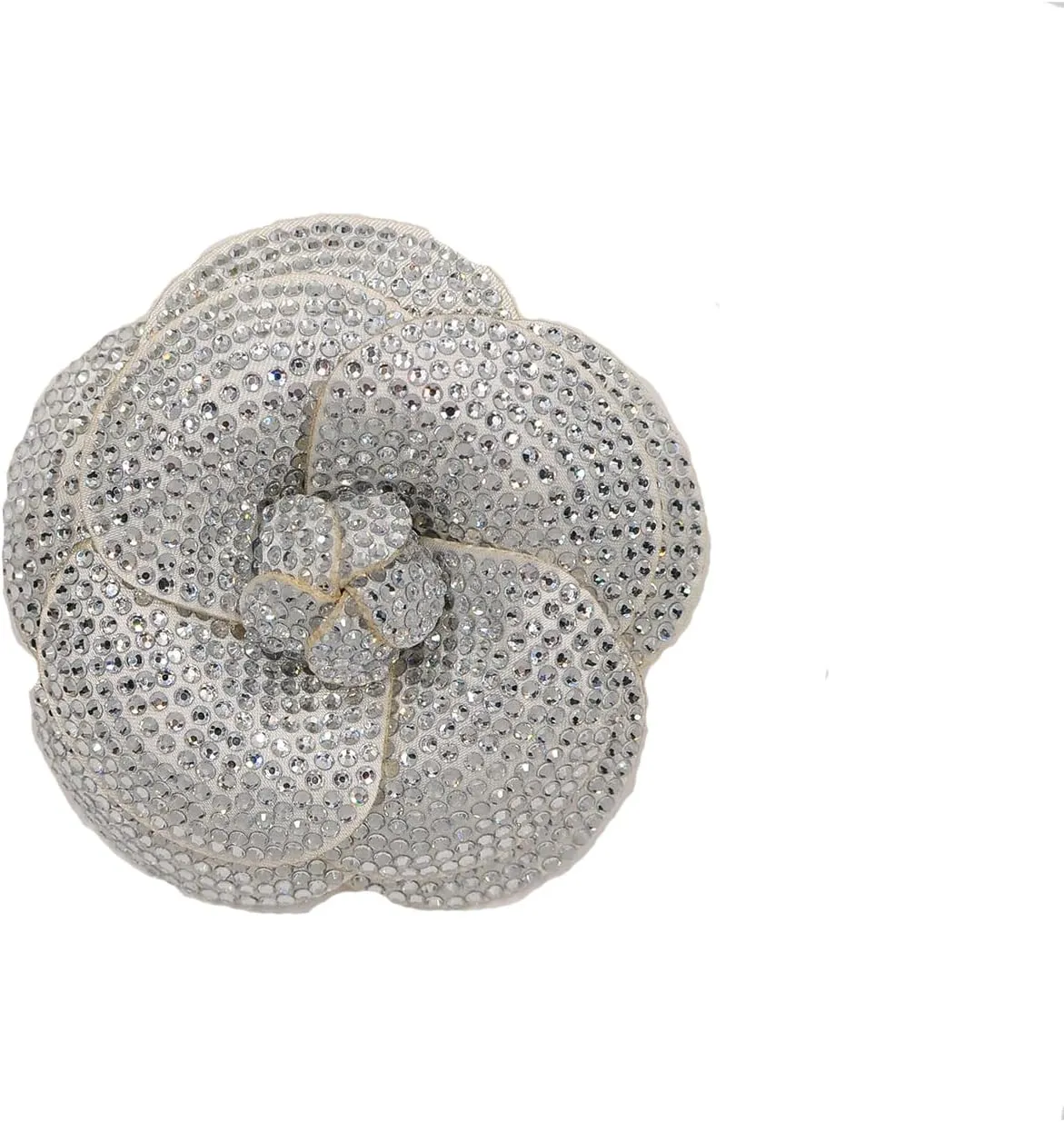 Elegant Generous Sweater Coat Accessories Dress Brooch Women's Flower Brooch Rhinestone Flower Brooch Floral Brooch Pin Flower Jewelry Valentine's Day Mother's Day Gift For Wife Mom
