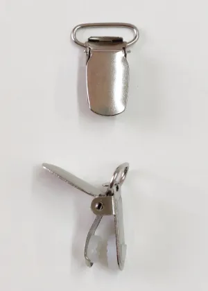 Metal Garter Clips for garter suspender straps - set of 4