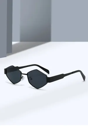 "Frank" Retro Mens Vintage Frame Polygon Sunglasses